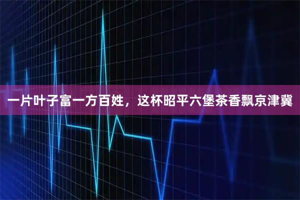 一片叶子富一方百姓，这杯昭平六堡茶香飘京津冀